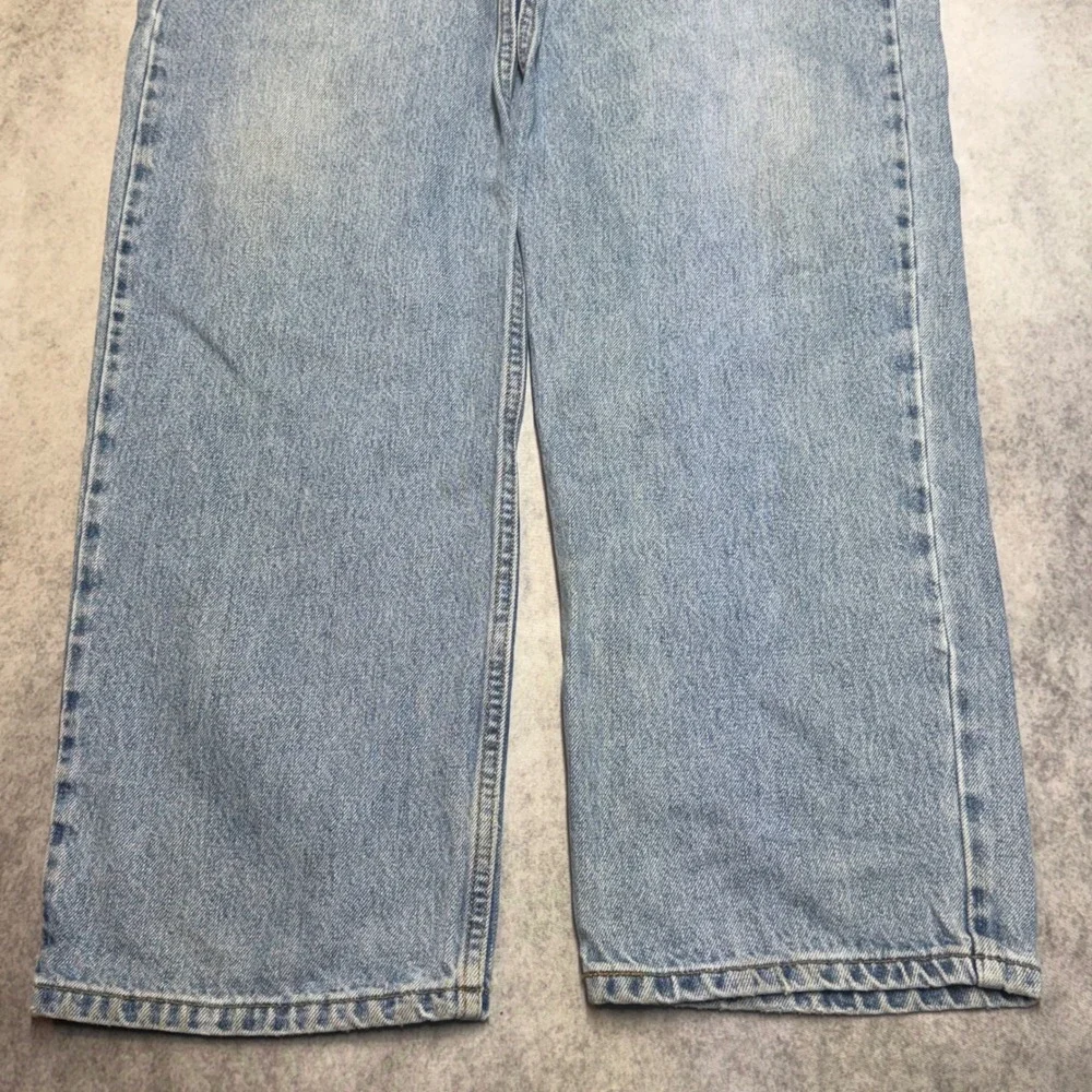 VTG Levis 550 Relaxed Fit Mens 40x38 Light Wash High Rise Tapered Leg Jeans